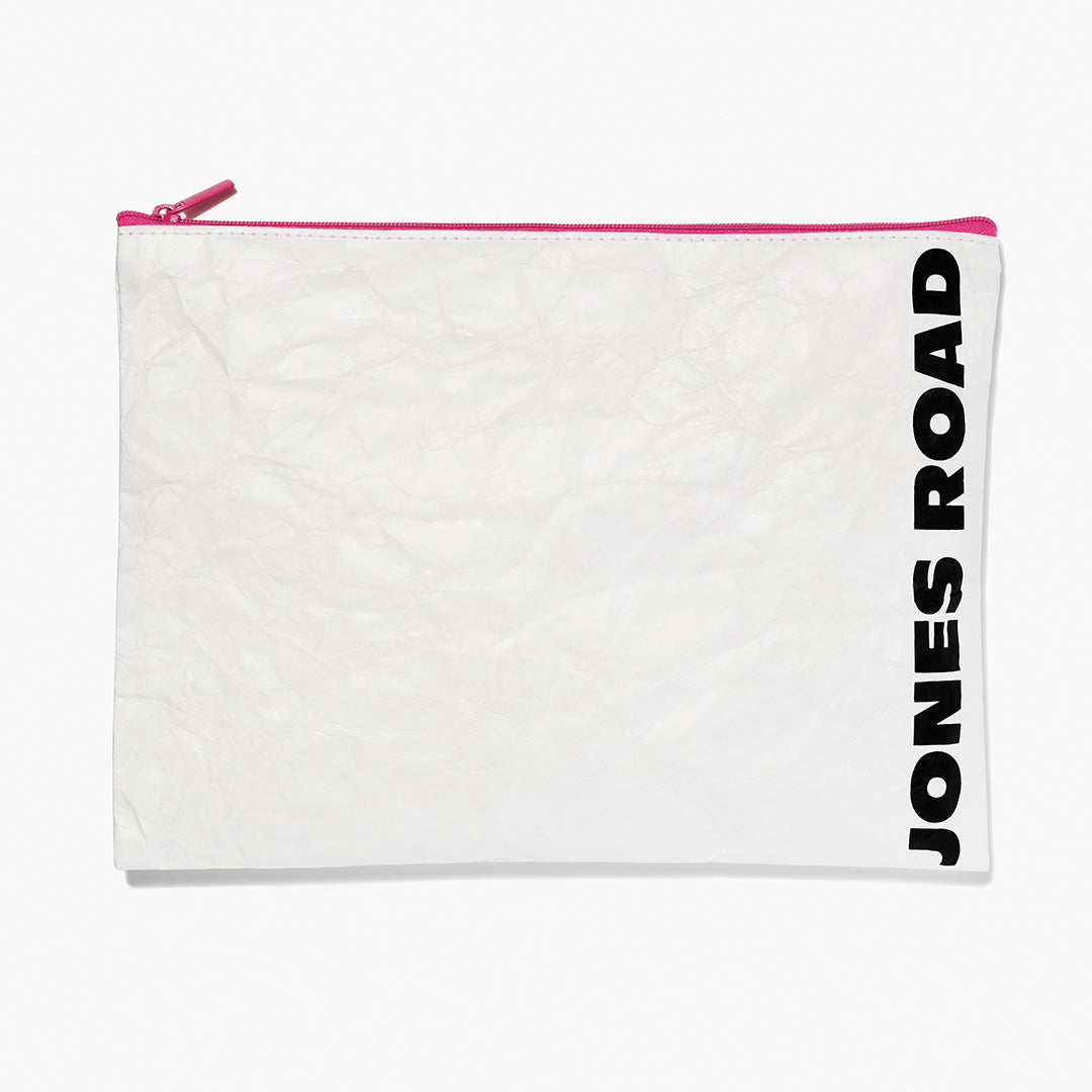 Jones Road | Jones Road White Tyvek Bag | Beauty Essential